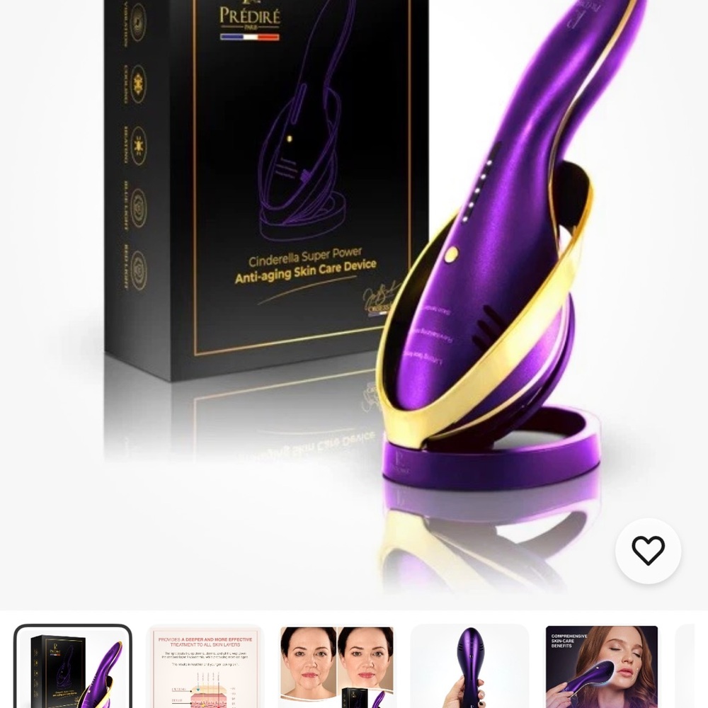 Predire Purple and Gold Anti-Aging Skin Care Device